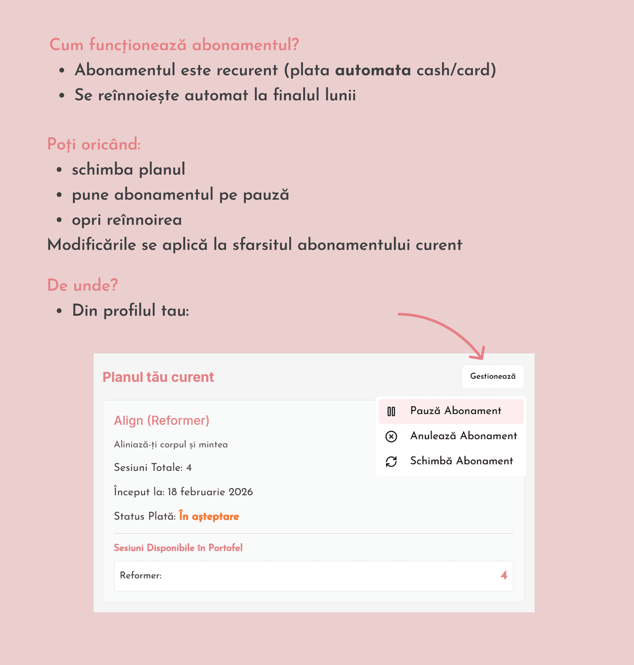 Cum funcționează rezervarea manuală